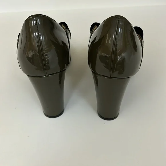 Cole Haan Chunky Heel Mary Jane Pumps Size 7 - Picture 5 of 7